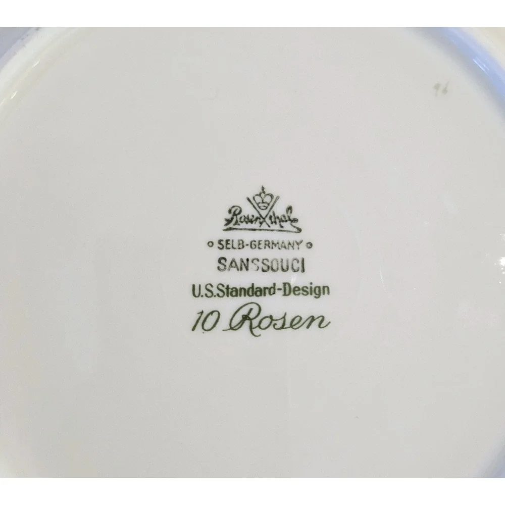 1 Rosenthal Sanssouci 10 Rosen Dessert Salad Plate